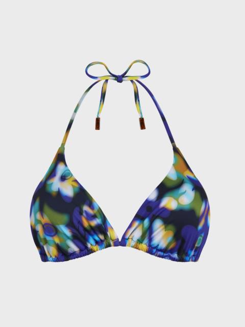 Vilebrequin WOMEN TRIANGLE BIKINI TOP FRANGIPANIER TROUBLE