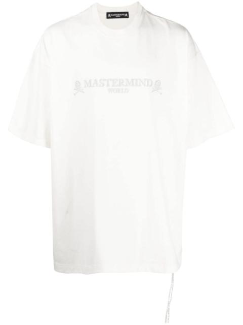 MASTERMIND WORLD logo-embroidered cotton T-shirt