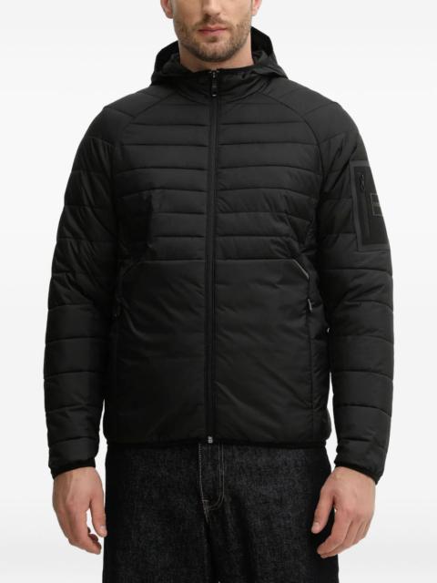 BOSS hooded quilted jacket