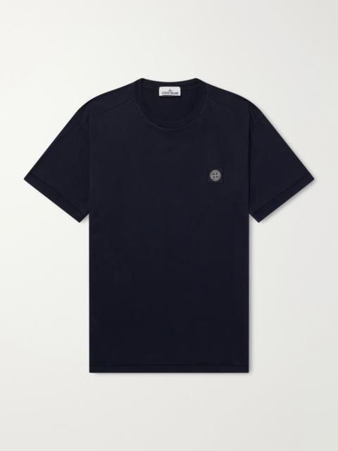 Stone Island Logo-Appliquéd Cotton-Jersey T-Shirt
