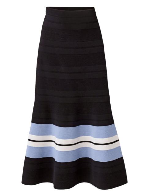 CAROLINA HERRERA striped midi skirt