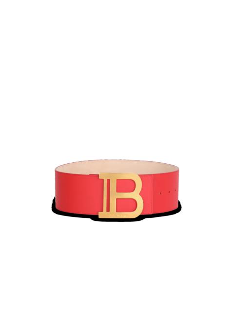Balmain HIGH SUMMER CAPSULE - Leather B-Belt belt
