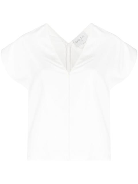 forte_forte side slit detail blouse