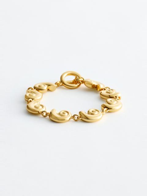 & Other Stories Shell Pendant Bracelet