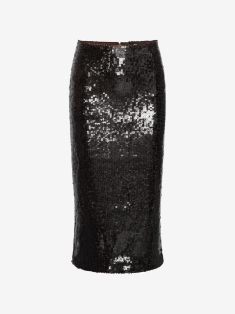 ROTATE sequins pencil skirt