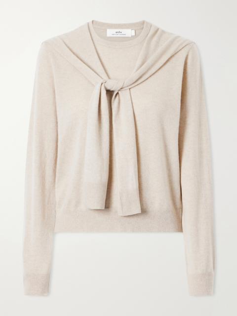 arch4 Eldergrove Tie-detailed Cashmere Sweater