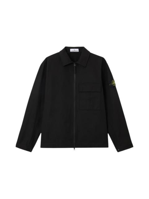 Stone Island Stone Island 1200010 Panama Cotton Shirt Black