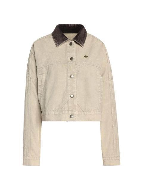 adidas corduroy collar jacket