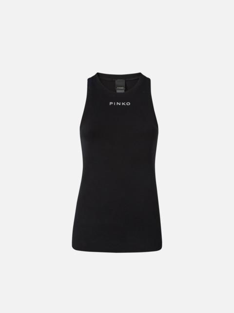 PINKO RIBBED VEST TOP