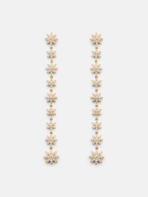 DAVID YURMAN Starburst 18kt gold drop earrings with diamonds