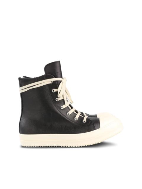 leather sneakers