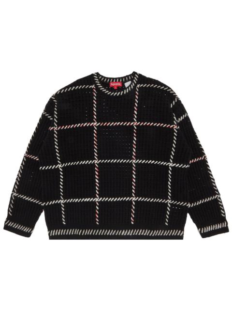 Supreme Quilt Stitch Sweater 'Black'