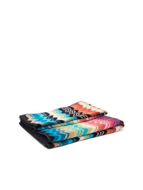 chevron-print  beach towel