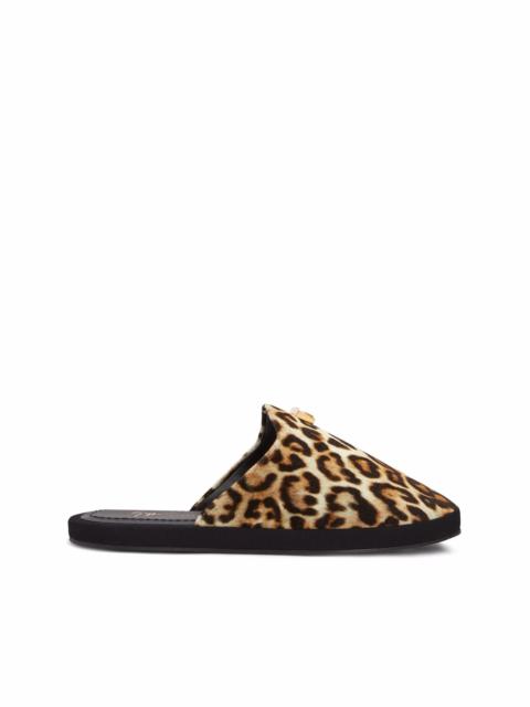 Giuseppe Zanotti Domitille leopard-print slippers