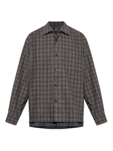 Comme des Garçons Homme plaid-pattern shirt