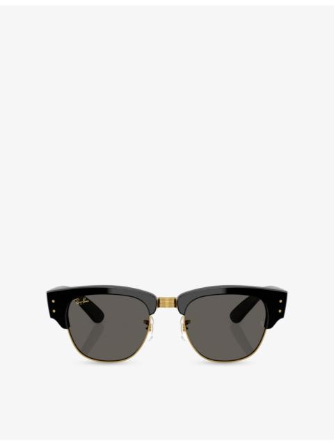 Ray-Ban RB0316S Mega Clubmaster Square-Frame Acetate Sunglasses