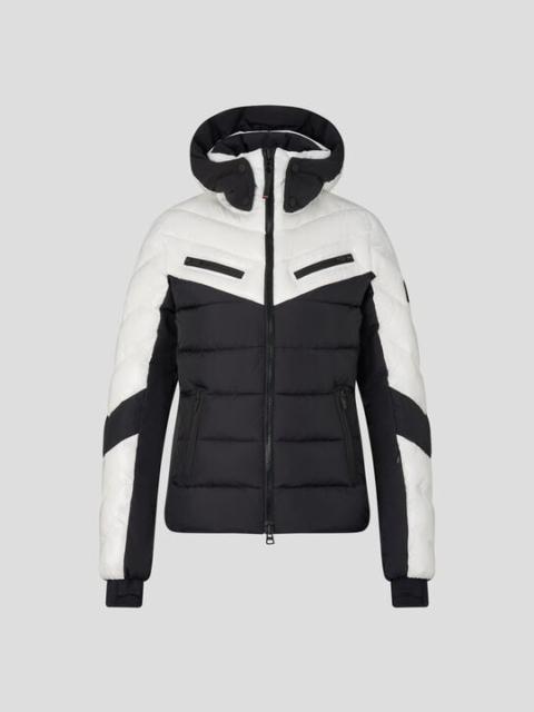 BOGNER Farina Ski jacket in Black/White