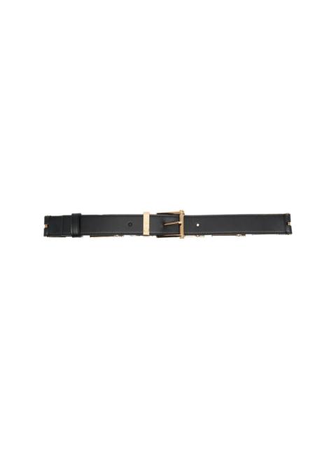 Greca-logo leather belt