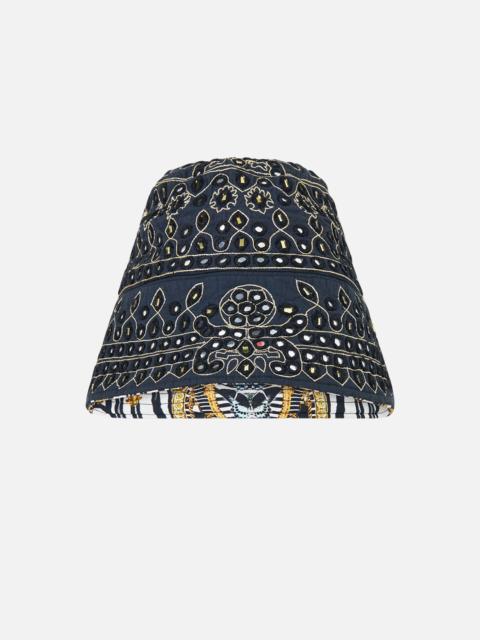 CAMILLA EMBELLISHED BUCKET HAT ZIG ZAG ZOO