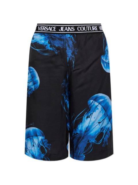VERSACE JEANS COUTURE jellyfish-print shorts