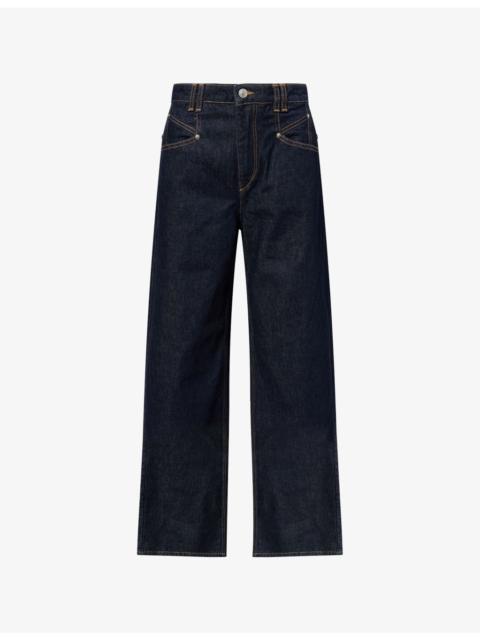 Isabel Marant Lemony Wide-Leg Denim Jeans
