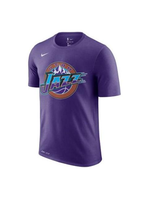 Nike Nike Utah Jazz Dri-FIT NBA Short Sleeve Purple AT2475-547