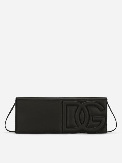 Dolce & Gabbana Calfskin baguette bag with logo