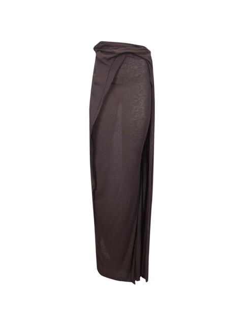 OTTOLINGER slitted wrap skirt