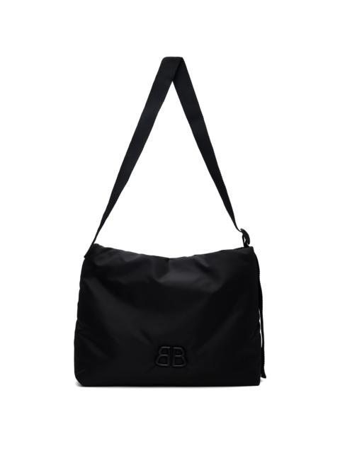 BALENCIAGA Black Nylon Twill Monaco Bag
