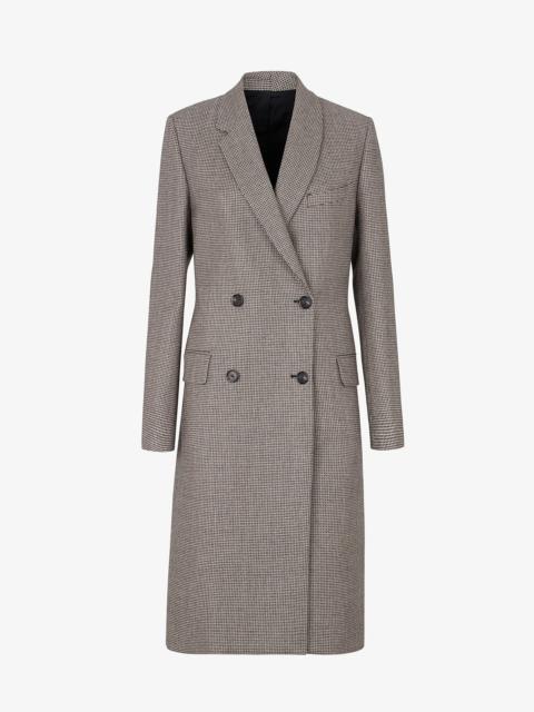 FENDI Brown wool coat