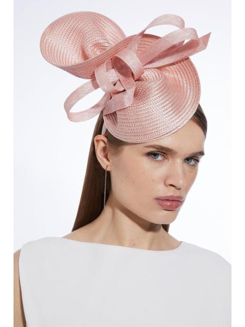 KAREN MILLEN Asymmetric Bow Headband Fascinator