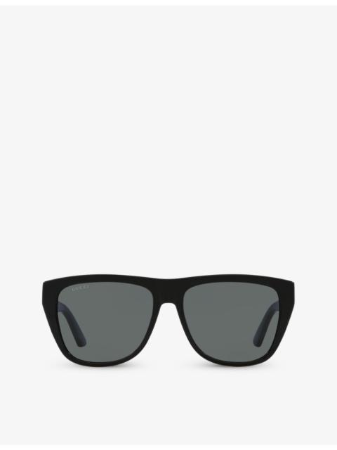 GUCCI GG0926S rectangular-frame acetate sunglasses