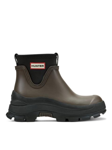HUNTER Women's Eloise Lug Sole Waterproof Neoprene Rain Booties
