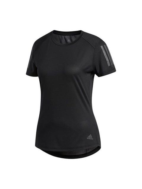 adidas (WMNS) adidas OWN THE RUN Climalite Running Short-sleeve Tee Black DQ2630