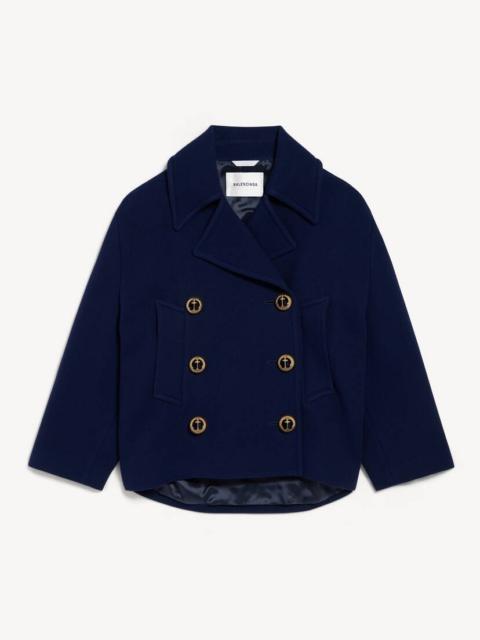 BALENCIAGA Women's Peacoat in Navy