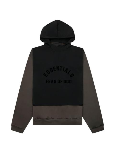 ESSENTIALS hooded colour-block shirt
