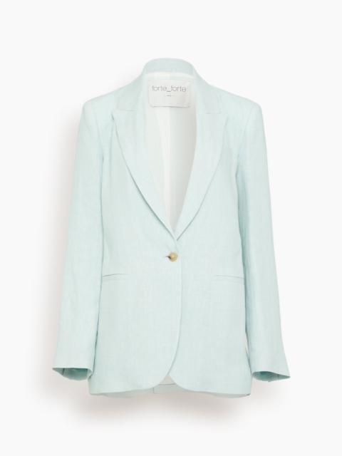 forte_forte Chic Linen Jacket in Plume