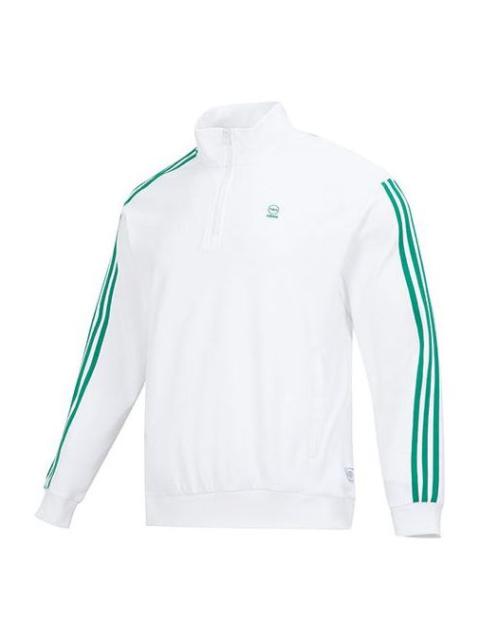adidas Half-Zip Top 'White Green' IK5432
