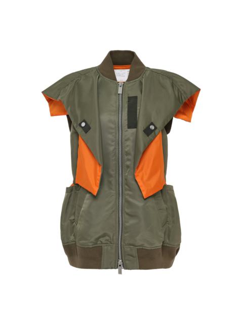 sacai Nylon Twill Vest