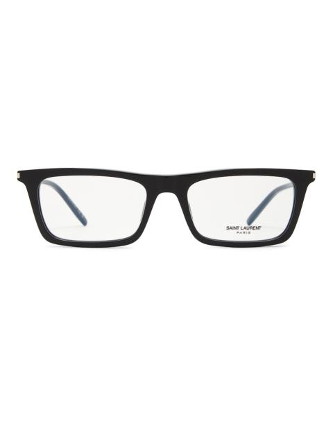 SAINT LAURENT Betty Thin Rectangular Optical Eyeglasses
