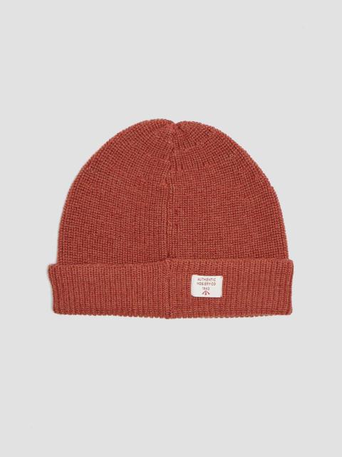 Nigel Cabourn Solid Beanie in Orange