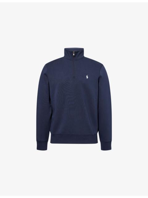 Polo Ralph Lauren Embroidered-Logo Long-Sleeve Cotton-Jersey Sweatshirt