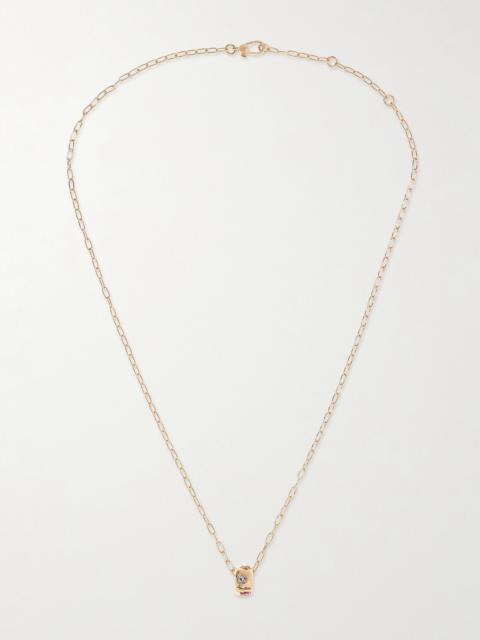 Pomellato Iconica 18-karat Rose Gold Multi-stone Necklace