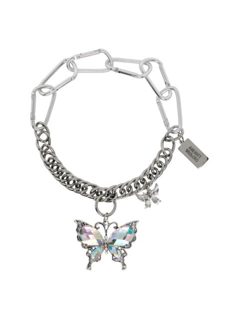 Chopova Lowena Double Butterfly Carabiner Necklace