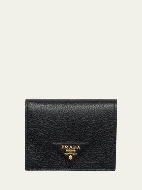 Prada Small Leather Bifold Wallet