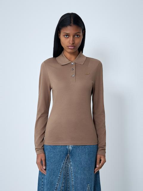 LACOSTE Silk Polo Shirt