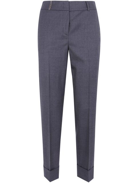 PESERICO Pants Regular Waist "A04753z.03472 972 Eclipse Gray"