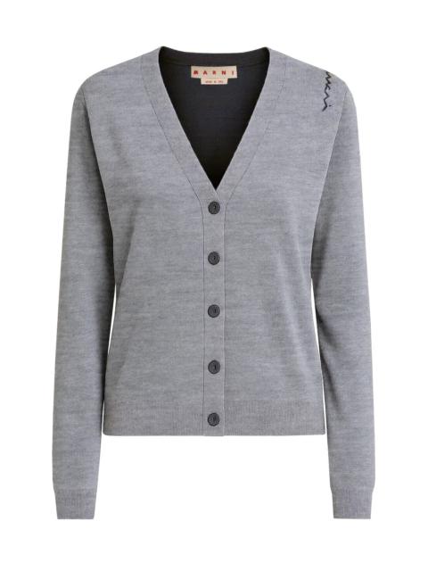 Marni LONG SLEEVE COLORBLOCK CARDIGAN