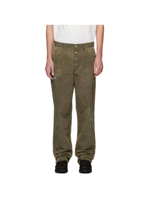 Thug Club Khaki Bio Recycle Trousers