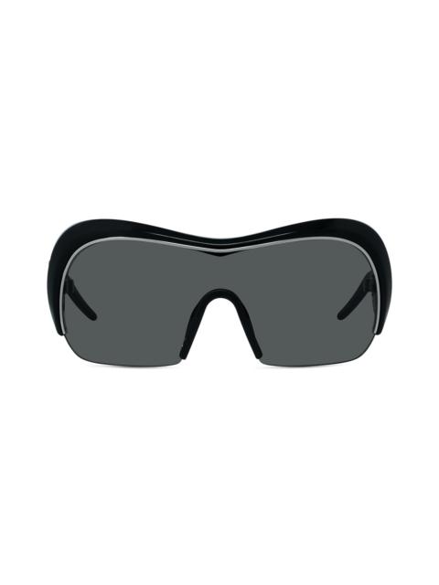 Givenchy Men's Night Bird 131MM Geometric Sunglasses - Dark Grey Black